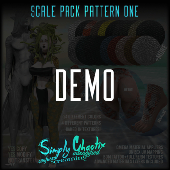 Second Life Marketplace - DEMO [SC] Scales Pattern 1